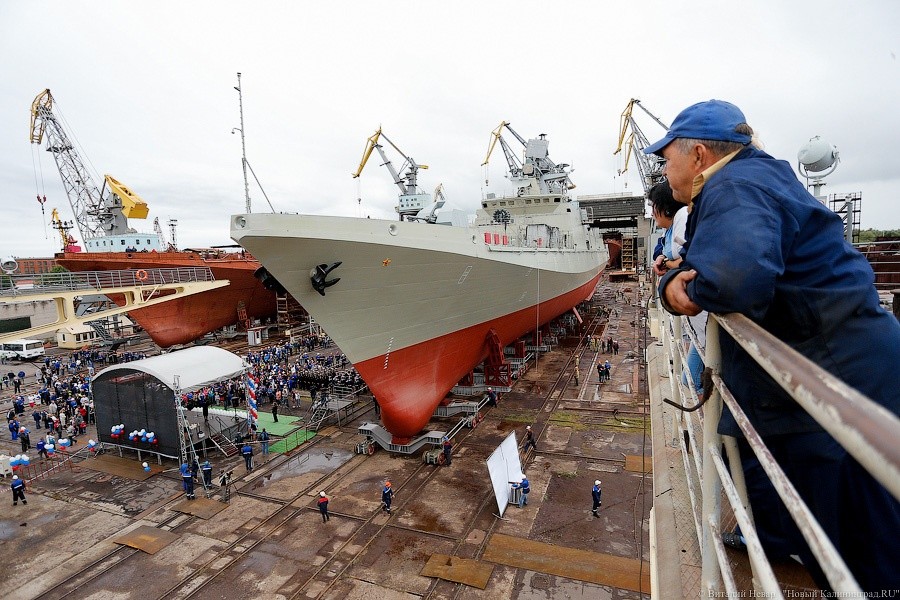 В ОСК признали факт «небольшого отставания» по строительству фрегатов для Индии на ПСЗ «Янтарь»